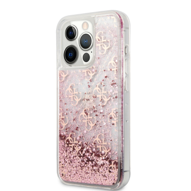 iPhone 13 PRO rožinė water GUESS nugarėlė GUHCP13LLG4GSPG 2