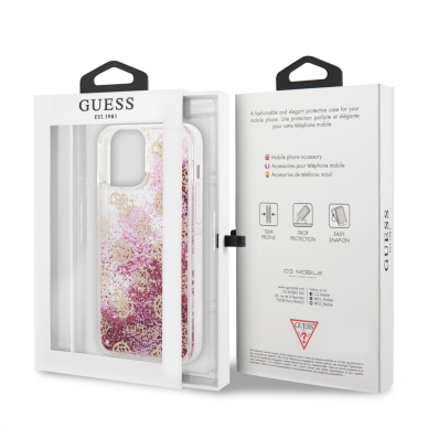 iPhone 13 PRO rožinė water GUESS nugarėlė GUHCP13LLGPEPI 7