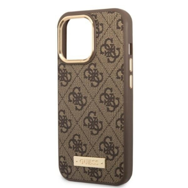 iPhone 13 PRO ruda Magsafe GUESS nugarėlė GUHMP13LU4GPRW 2