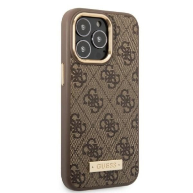 iPhone 13 PRO ruda Magsafe GUESS nugarėlė GUHMP13LU4GPRW 3