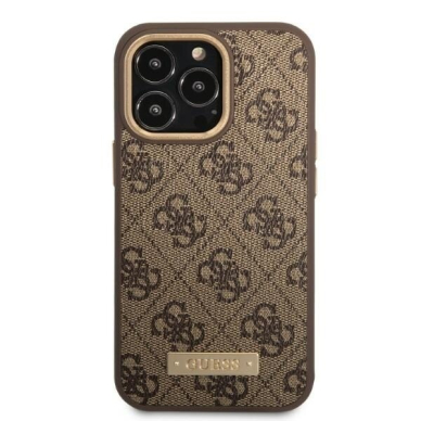 iPhone 13 PRO ruda Magsafe GUESS nugarėlė GUHMP13LU4GPRW 5