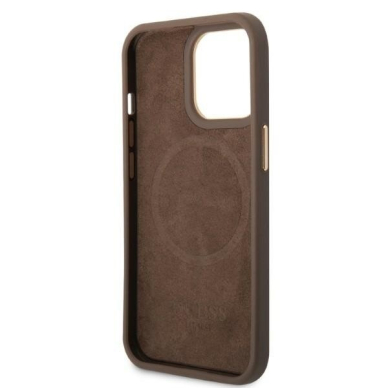 iPhone 13 PRO ruda Magsafe GUESS nugarėlė GUHMP13LU4GPRW 1