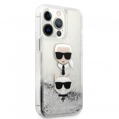 iPhone 13 PRO sidabro sp. water KARL LAGERFELD nugarėlė KLHCP13LKICGLS 4