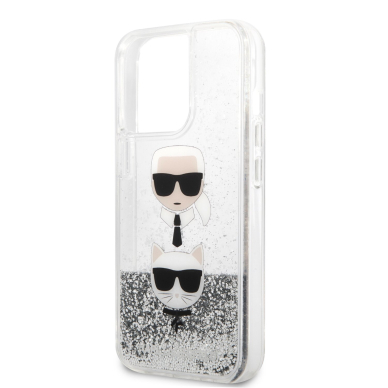 iPhone 13 PRO sidabro sp. water KARL LAGERFELD nugarėlė KLHCP13LKICGLS 5