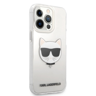 iPhone 13 PRO skaidri KARL LAGERFELD nugarėlė KLHCP13LCTR 4