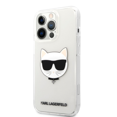 iPhone 13 PRO skaidri KARL LAGERFELD nugarėlė KLHCP13LCTR 2