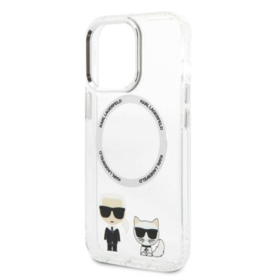 iPhone 13 PRO skaidri Magsafe KARL LAGERFELD nugarėlė KLHMP13LHKCT 2
