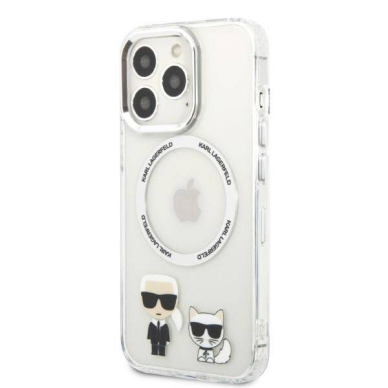iPhone 13 PRO skaidri Magsafe KARL LAGERFELD nugarėlė KLHMP13LHKCT 3
