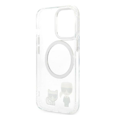 iPhone 13 PRO skaidri Magsafe KARL LAGERFELD nugarėlė KLHMP13LHKCT 1