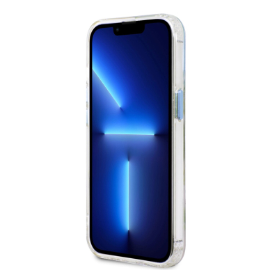 iPhone 13 PRO skaidri + mėlyna Magsafe GUESS nugarėlė GUHMP13LHTRMB 1
