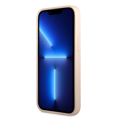 iPhone 13 PRO šviesiai rožinė GUESS nugarėlė GUHCP13LP4SNP 4