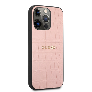 iPhone 13 PRO šviesiai rožinė GUESS nugarėlė GUHCP13LPCRBPI 4