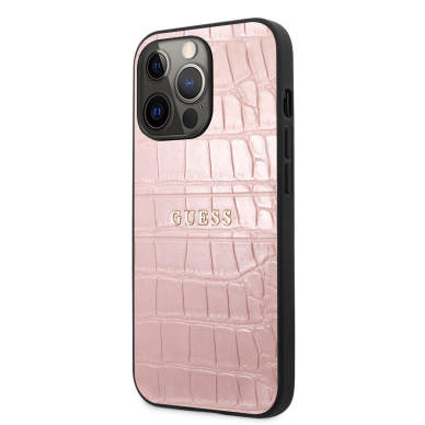iPhone 13 PRO šviesiai rožinė GUESS nugarėlė GUHCP13LPCRBPI 2
