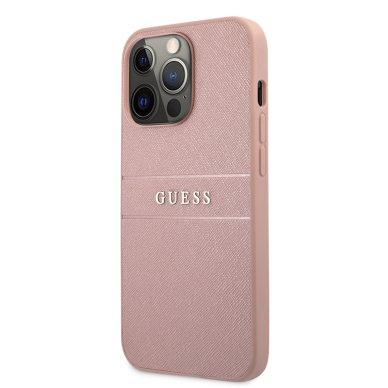 iPhone 13 PRO šviesiai rožinė GUESS nugarėlė GUHCP13LPSASBPI 2