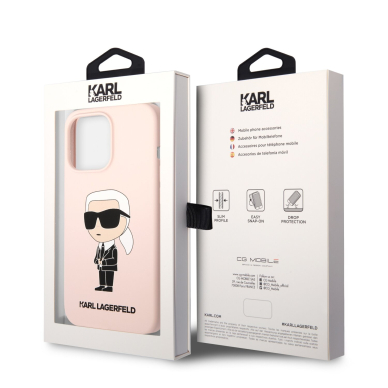 iPhone 13 PRO šviesiai rožinė NFT KARL LAGERFELD nugarėlė 7