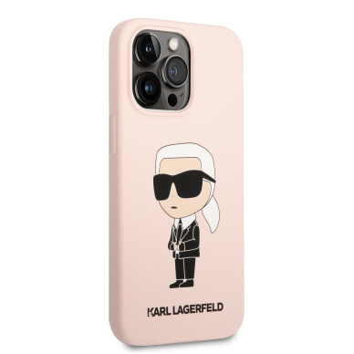 iPhone 13 PRO šviesiai rožinė NFT KARL LAGERFELD nugarėlė 4