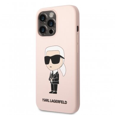 iPhone 13 PRO šviesiai rožinė NFT KARL LAGERFELD nugarėlė 3