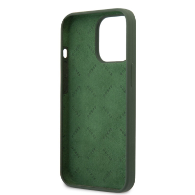 iPhone 13 PRO dark green GUESS nugarėlė GUHCP13LS4LA 3