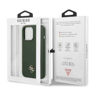 iPhone 13 PRO dark green GUESS nugarėlė GUHCP13LS4LA 4