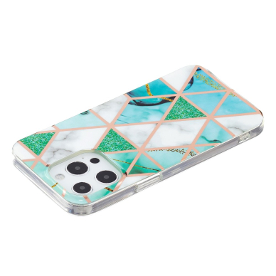 iPhone 13 PRO Tracy nugarėlė Geometric marble green 1