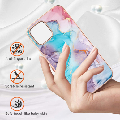 iPhone 13 PRO Tracy nugarėlė MILKY WAY MARBLE Blue 1