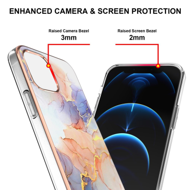 iPhone 13 PRO Tracy nugarėlė MILKY WAY MARBLE White 3