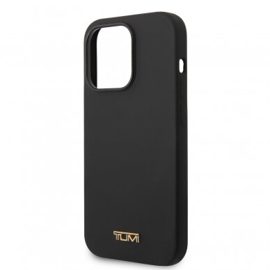 iPhone 14 black Magsafe TUMI Liquid Silicone nugarėlė 6