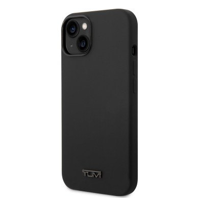 iPhone 14 black Magsafe TUMI Liquid Silicone nugarėlė 2
