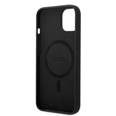 iPhone 14 black Magsafe TUMI Liquid Silicone nugarėlė 6
