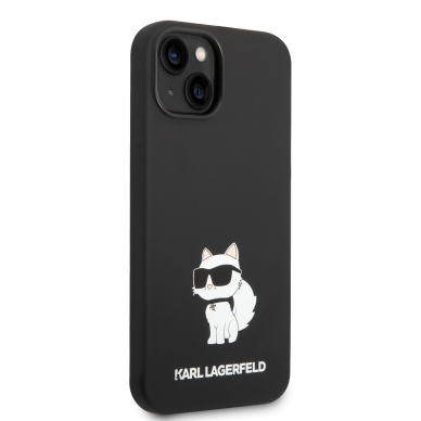 iPhone 14/13 black NFT Liquid Silicone KARL LAGERFELD nugarėlė 4
