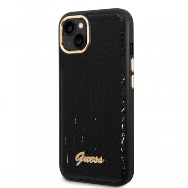 iPhone 14/13 juoda GUESS nugarėlė GUHCP14SHGCRHK 2