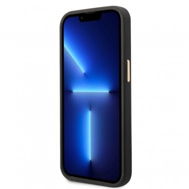 iPhone 14/13 juoda GUESS nugarėlė GUHCP14SHGCRHK 1