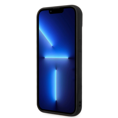 iPhone 14/13 juoda KARL LAGERFELD nugarėlė KLHCP14SPSQAK 1
