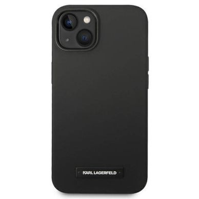 iPhone 14/13 juoda Magsafe KARL LAGERFELD nugarėlė KLHMP14SSLMP1K