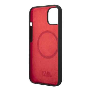 iPhone 14/13 juoda Magsafe KARL LAGERFELD nugarėlė KLHMP14SSLMP1K 1