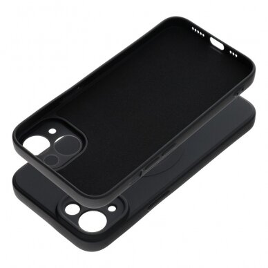 iPhone 14 juoda MagSilicone nugarėlė 2