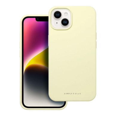 iPhone 14 light yellow ROAR CLOUDSKIN nugarėlė