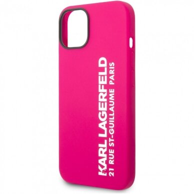 iPhone 14/13 neo rožinė KARL LAGERFELD nugarėlė KLHCP14SSRSGVTF 2
