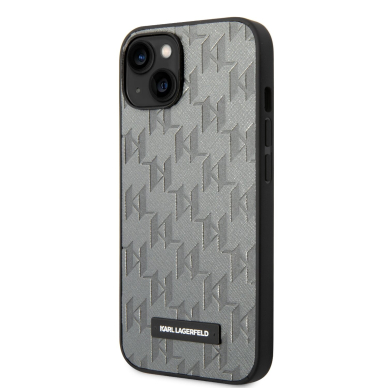 iPhone 14/13 pilka KARL LAGERFELD nugarėlė KLHCP14SSAKLHPG 2