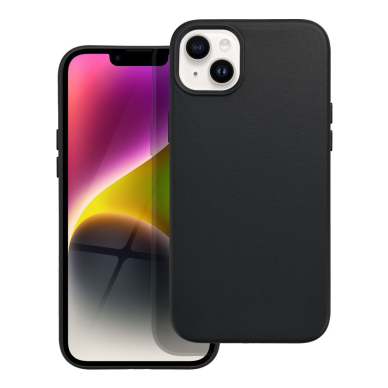 iPhone 14 PLUS black MagLeather nugarėlė