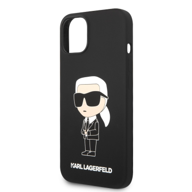 iPhone 14 PLUS black NFT Liquid Silicone KARL LAGERFELD nugarėlė 5