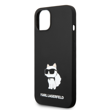 iPhone 14 PLUS black NFT Liquid Silicone KARL LAGERFELD nugarėlė 5