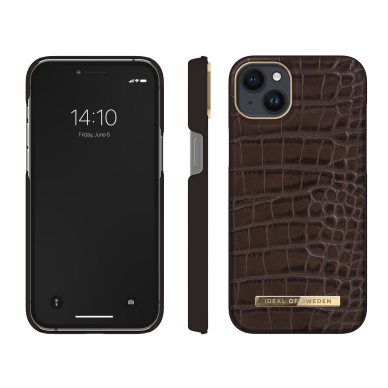 iPhone 14 PLUS iDeal Of Sweden nugarėlė Deep Walnut Croco 1