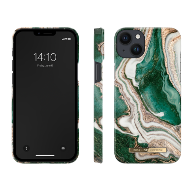 iPhone 14 PLUS iDeal Of Sweden nugarėlė Golden Jade Marble 1