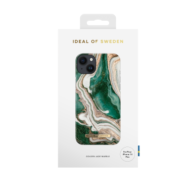 iPhone 14 PLUS iDeal Of Sweden nugarėlė Golden Jade Marble 2
