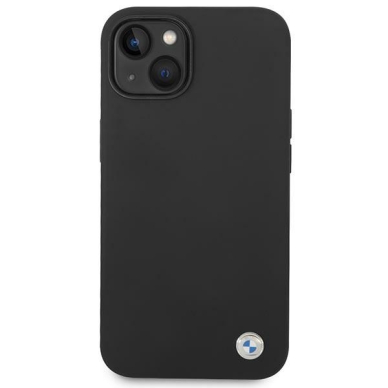 iPhone 14 PLUS juoda BMW nugarėlė BMHCP14MSILBK 2