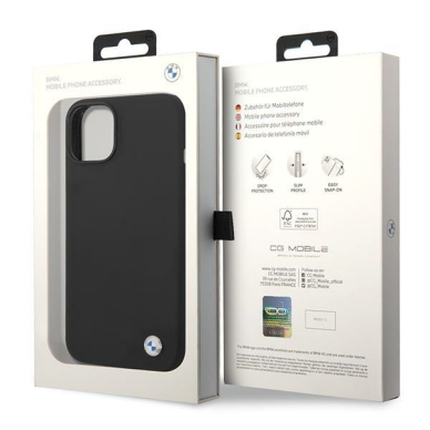 iPhone 14 PLUS juoda BMW nugarėlė BMHCP14MSILBK 7