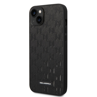 iPhone 14 PLUS juoda KARL LAGERFELD nugarėlė KLHCP14MSAKLHPK 3