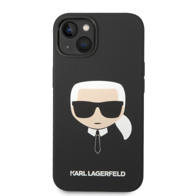 iPhone 14 PLUS juoda KARL LAGERFELD nugarėlė KLHCP14MSLKHBK 2