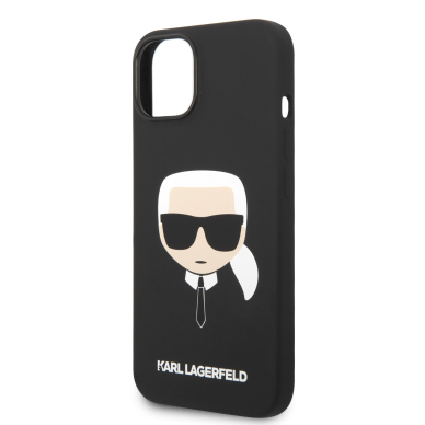 iPhone 14 PLUS juoda KARL LAGERFELD nugarėlė KLHCP14MSLKHBK 5